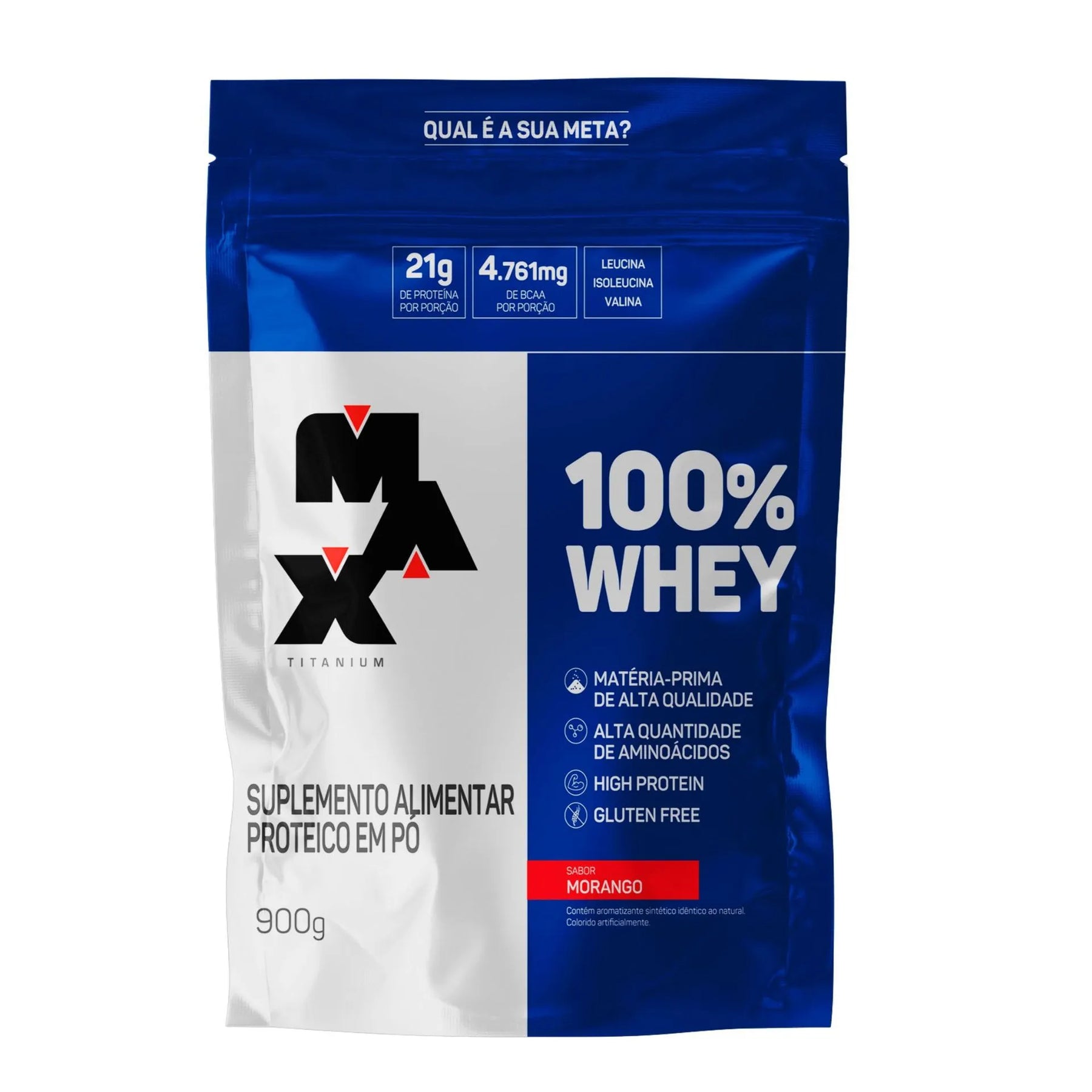 100% Whey 900g Refil Max Titanium