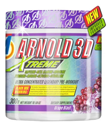 PRÉ TREINO ARNOLD 3D 300G