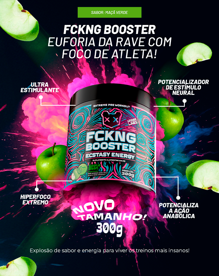 FCKNG BOOSTER ECSTASY ENERGY 600G OU 300G