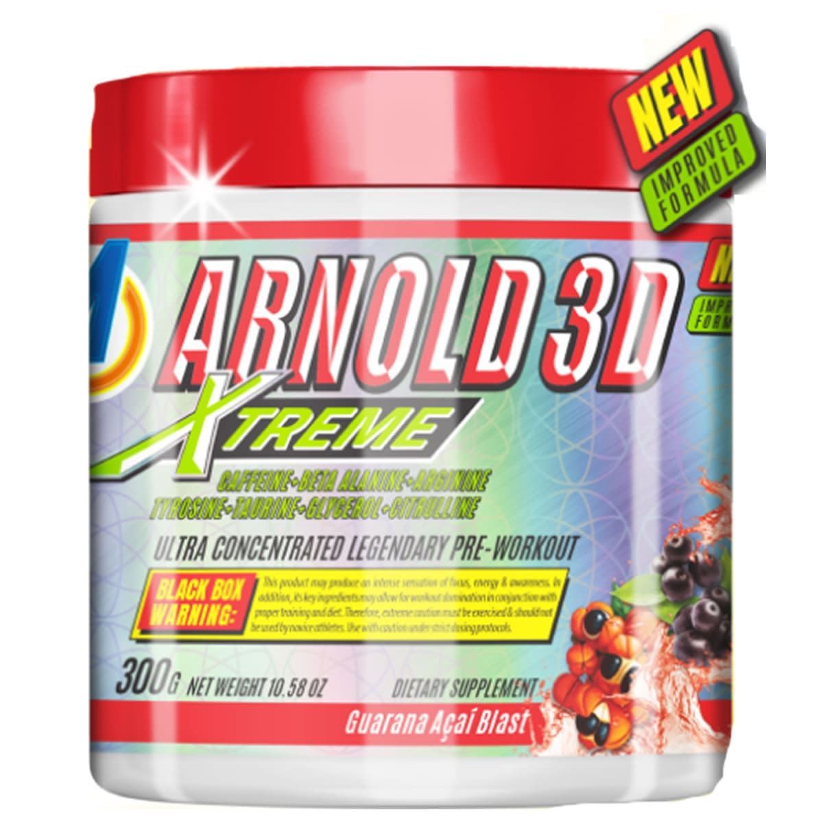 PRÉ TREINO ARNOLD 3D 300G