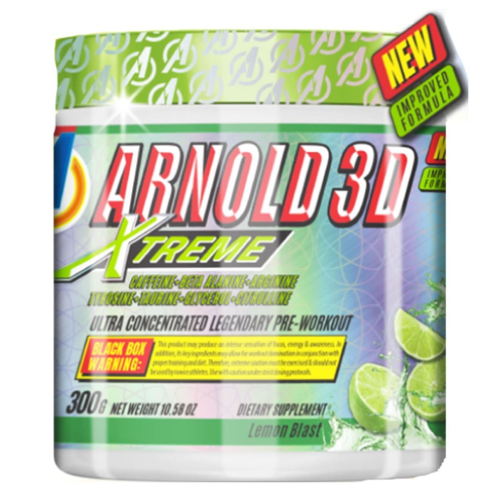 PRÉ TREINO ARNOLD 3D 300G