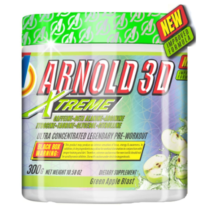 PRÉ TREINO ARNOLD 3D 300G