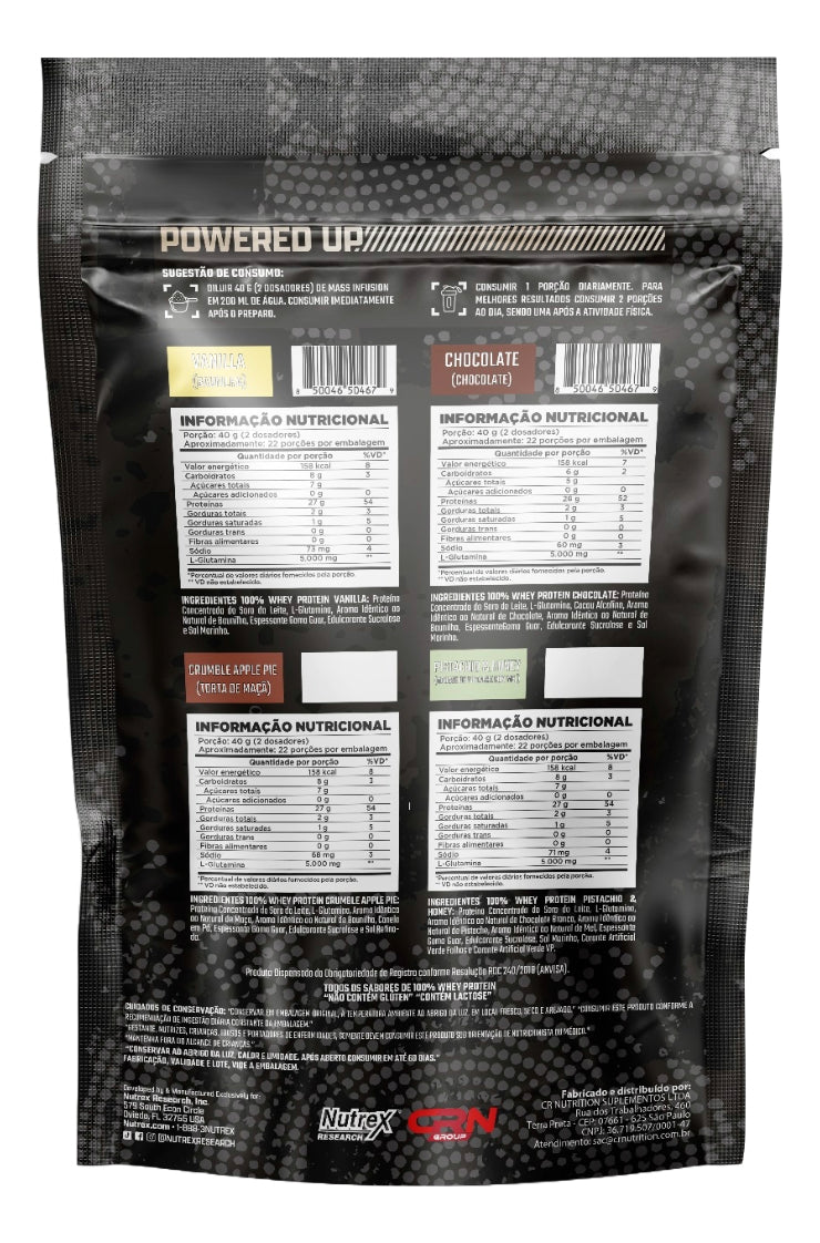Whey 100% Soro de leite Proteína Premium 2lbs (900g)