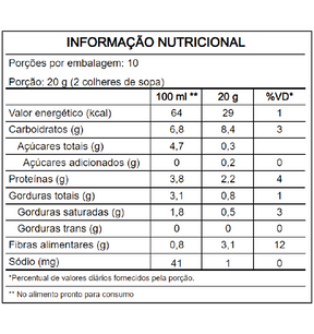ACHOCOLATADO DIET BAIXO EM AÇÚCAR 200g | Vegano | Cacau 100% puro