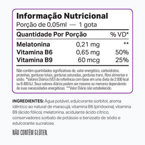 ZZZDOP - MELATONINA em gotas - 30 mL